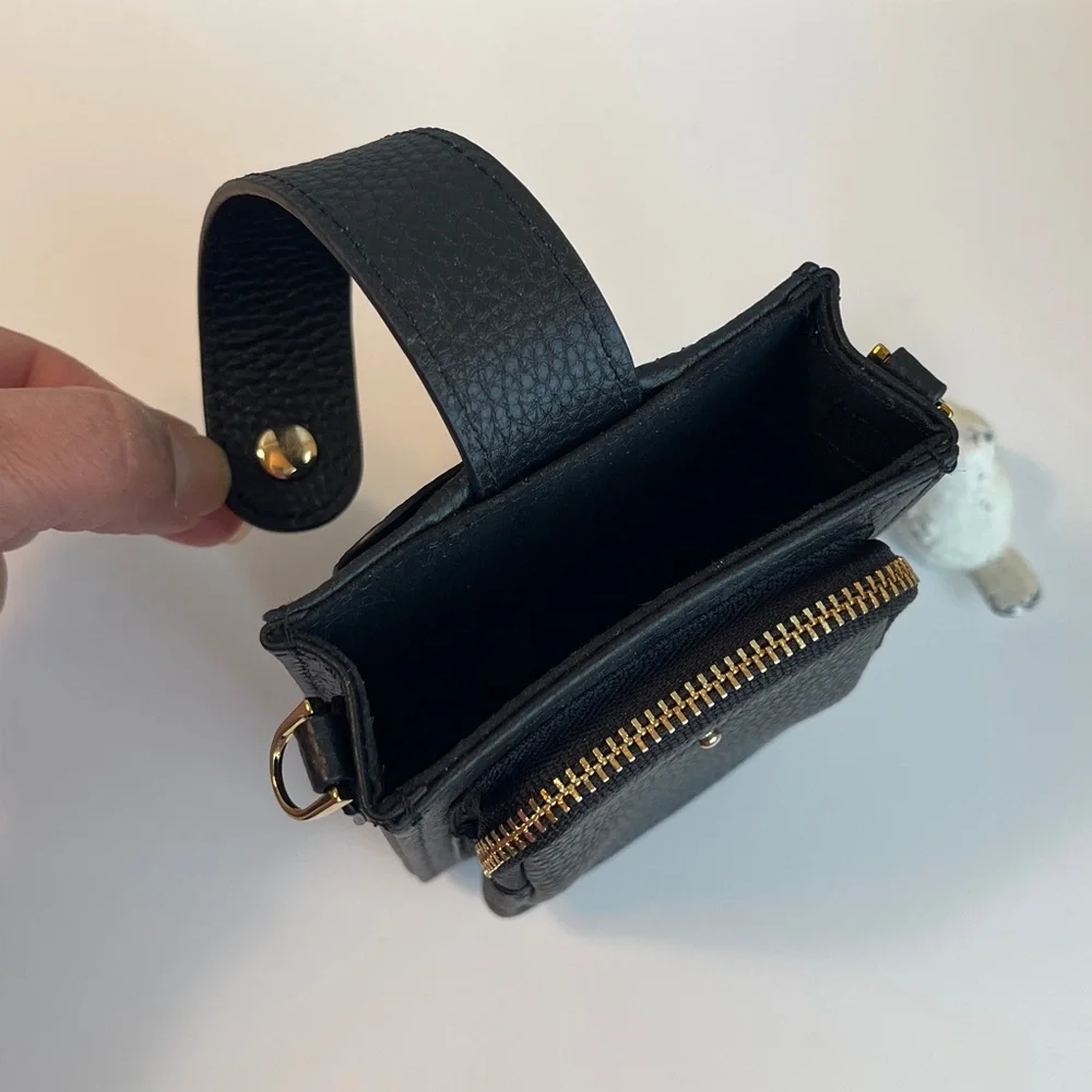 Bandolier Hailey Holster Crossbody Phone Bag In Black/Gold